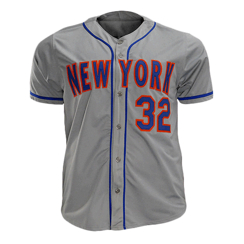 Steven Matz Signed New York Grey Baseball Jersey (JSA) - RSA