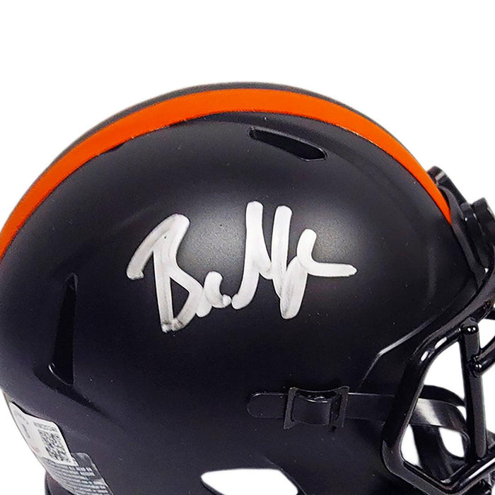 Baker Mayfield Signed Cleveland Browns Eclipse Speed Mini Football Helmet (Beckett) - RSA