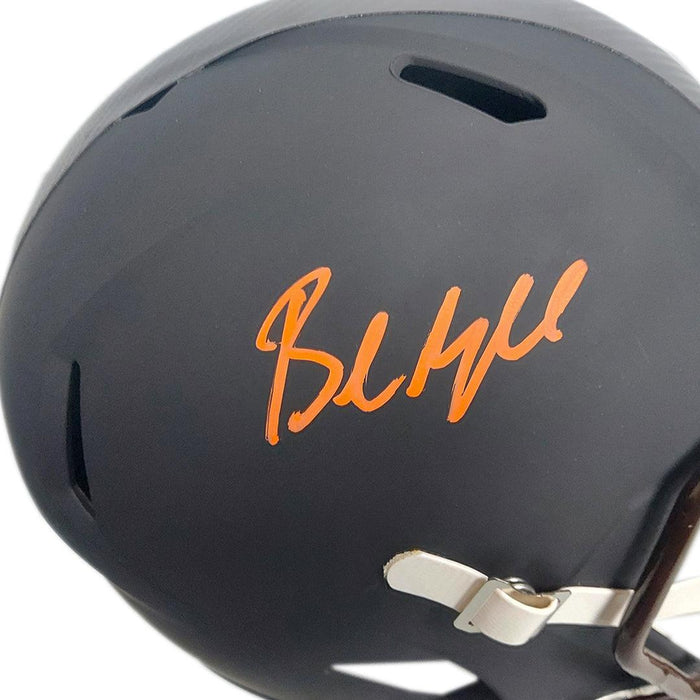 Baker Mayfield Signed Cleveland Browns Flat Black Speed FullSize Repl