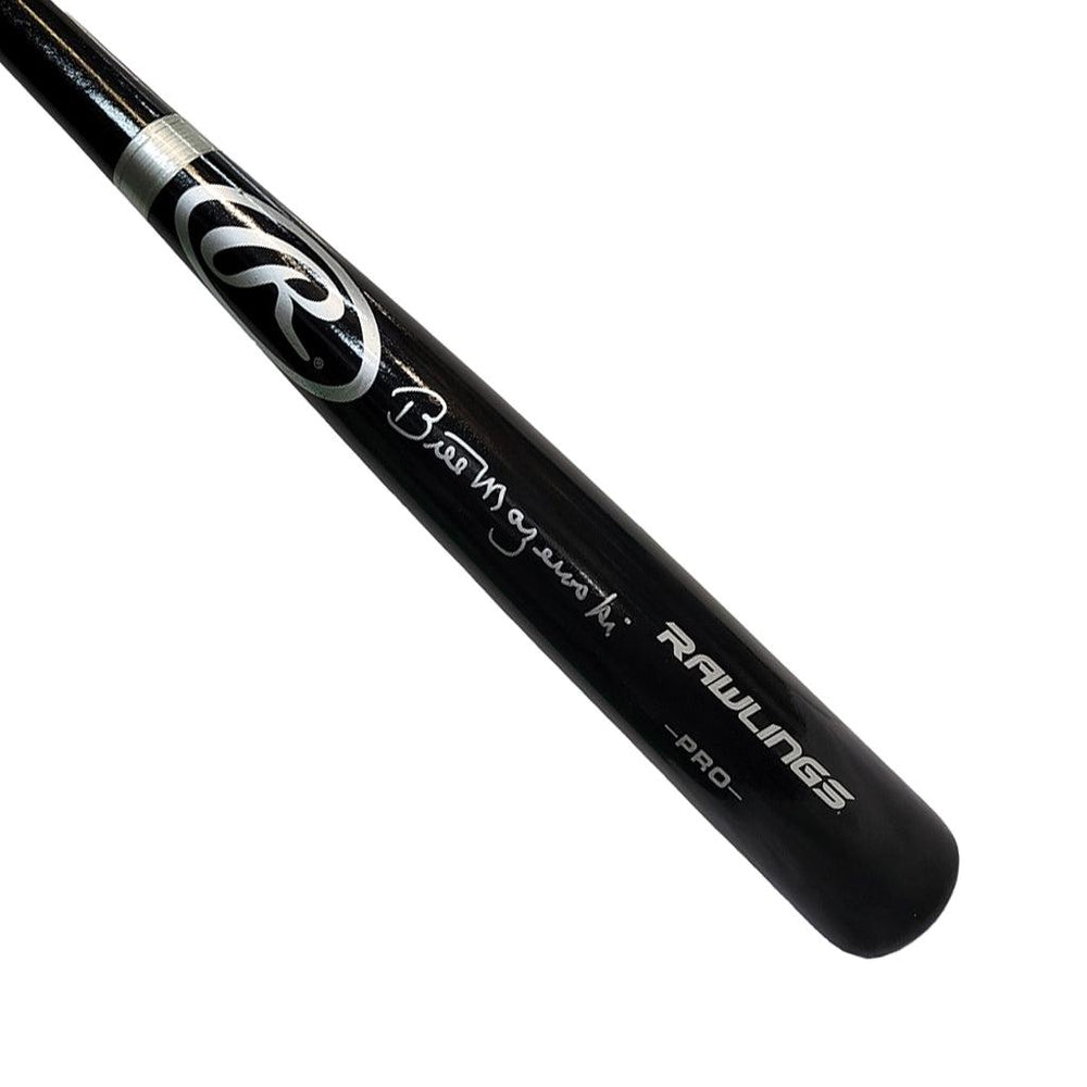 Bill Mazeroski Signed Rawlings Black Baseball Bat (JSA) - RSA