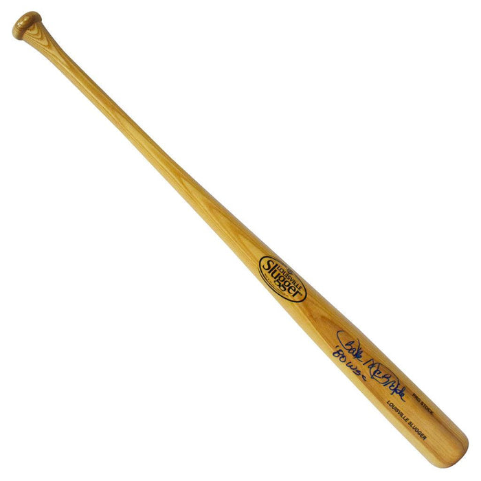 Bake McBride Signed 80 WSC Inscription Louisville Slugger Official MLB Blonde Baseball Bat (JSA) - RSA