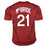 Bake McBride Signed Philadelphia Red Baseball Jersey (JSA) - RSA
