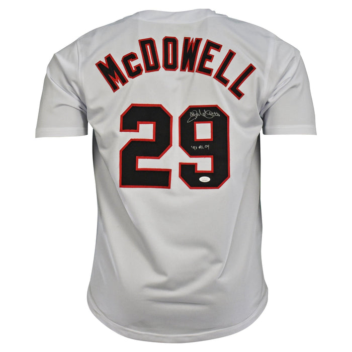Jack McDowell Signed Chicago White Baseball Jersey 93 AL CY Inscription (JSA) - RSA
