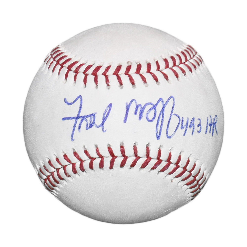 Fred McGriff Signed 493 HR Inscription Official Major League Baseball (JSA) - RSA
