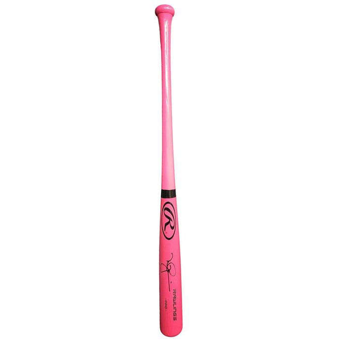 Mark McGwire Signed Rawlings Pink Breast Cancer Awareness Baseball Bat (JSA) - RSA