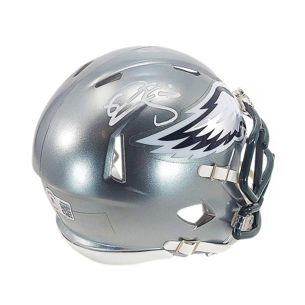 Donovan McNabb Signed Philadelphia Eagles Flash Speed Mini Football Helmet (Beckett) - RSA