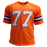 Karl Mecklenburg Autographed Pro Style Orange Football Jersey (RSA) - RSA