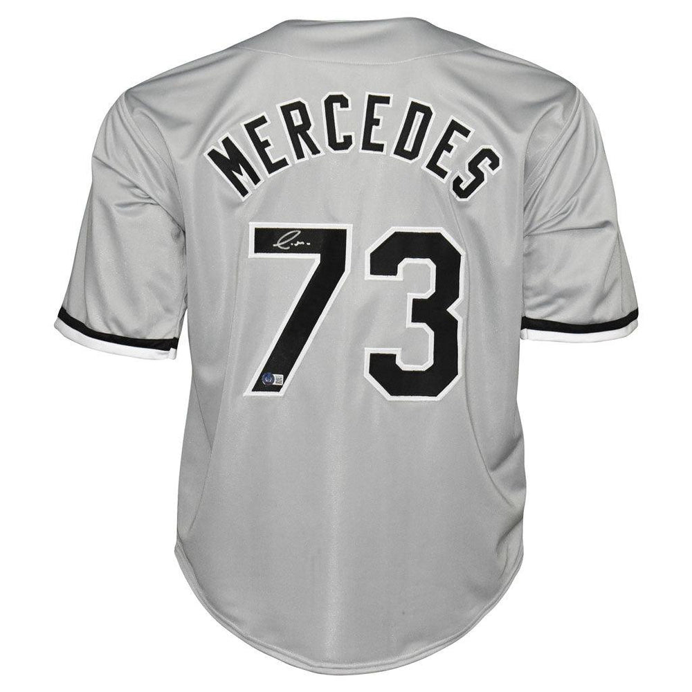 Yermin Mercedes Signed Chicago Grey Baseball Jersey (Beckett) - RSA