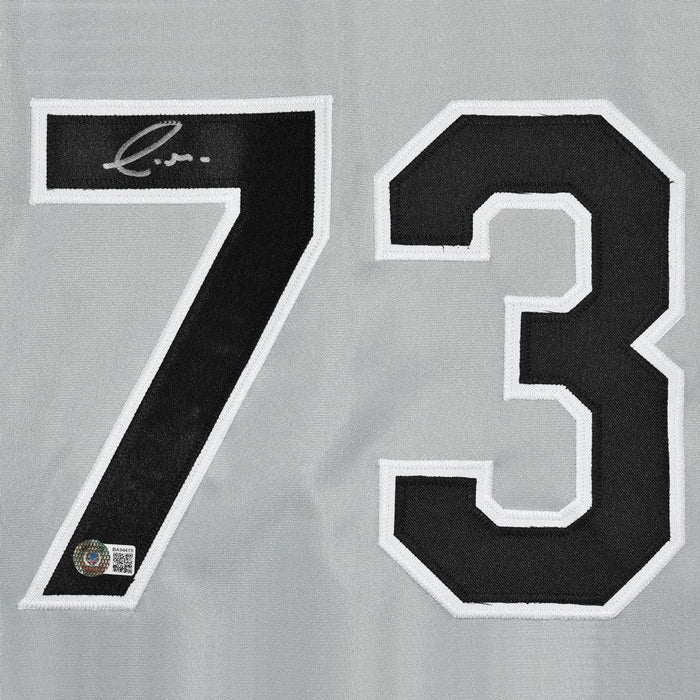 Yermin Mercedes Signed Chicago Grey Baseball Jersey (Beckett) - RSA