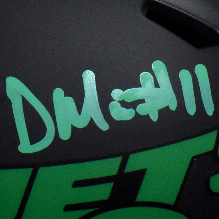 Denzel Mims Signed New york Jets Eclipse Speed Mini Replica Football Helmet (JSA) - RSA