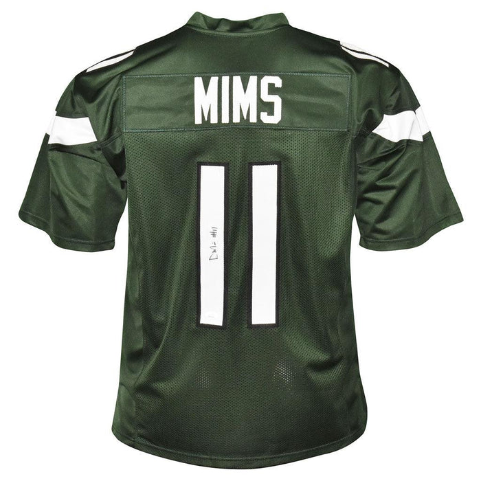 Denzel Mims Signed New York Green Football Jersey (JSA) - RSA