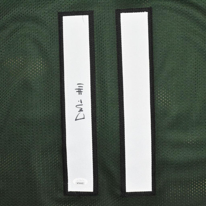 Denzel Mims Signed New York Green Football Jersey (JSA) - RSA