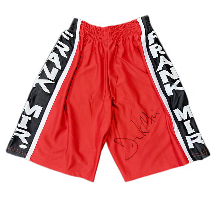 Frank Mir Signed Red MMA Fighting Trunks (JSA) - RSA