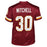 Brian Mitchell Signed 23,330 APY/SB XXVl Inscription Washington Pro Red Football Jersey (Beckett) - RSA