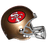 Joe Montana San Francisco 49ers Throwback Replica Full-Size Football Helmet (JSA) - RSA