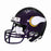 Warren Moon Signed HOF 06 Minnesota Vikings Mini Football Helmet (JSA) - RSA