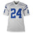 Lenny Moore Signed HOF 75 Pro-Edition White Football Jersey (JSA) - RSA