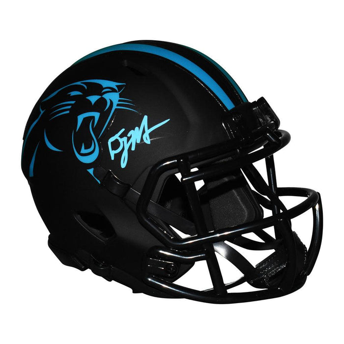 DJ Moore Signed Carolina Panthers Eclipse Speed Mini Replica Football Helmet (Beckett) - RSA