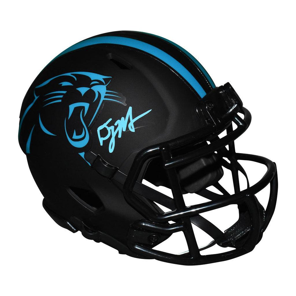DJ Moore Signed Carolina Panthers Eclipse Speed Mini Replica Football Helmet (Beckett) - RSA