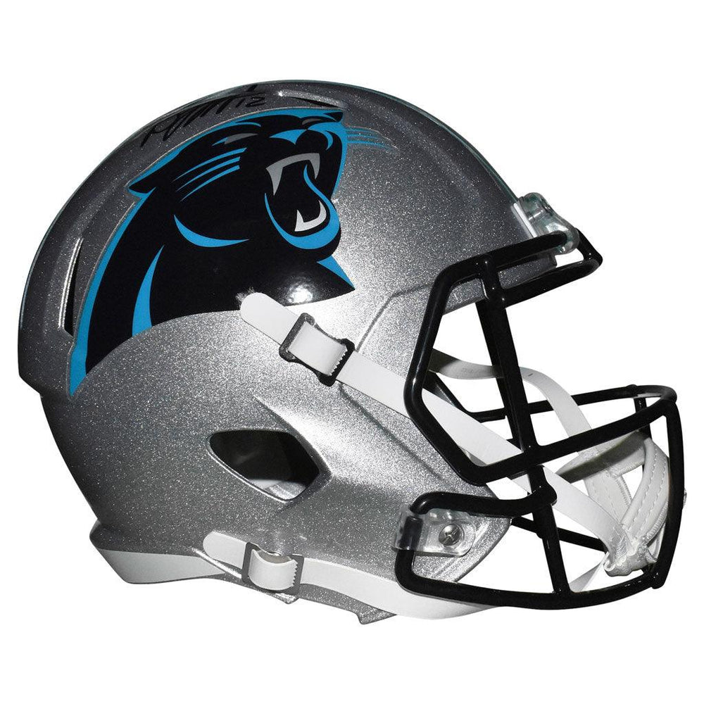 DJ Moore Signed Carolina Panthers Speed Full-Size Replica Football Helmet (Beckett) - RSA