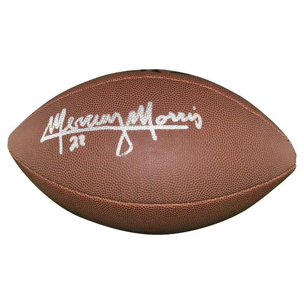 Mercury Morris Signed Wilson Official NFL Replica Football (JSA) - RSA