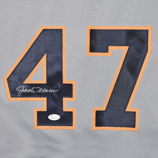 Jack Morris Signed Detroit Grey Baseball Jersey (JSA) - RSA
