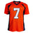 Craig Morton Signed Denver Modern Orange Football Jersey (JSA) - RSA