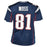 Randy Moss Signed New England Blue Football Jersey (JSA) - RSA