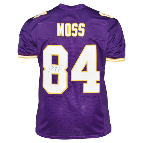 Randy Moss Autographed and Framed Purple Vikings Pro Style Jersey