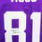 Thaddeus Moss Signed LSU College Purple Football Jersey (Beckett) - RSA