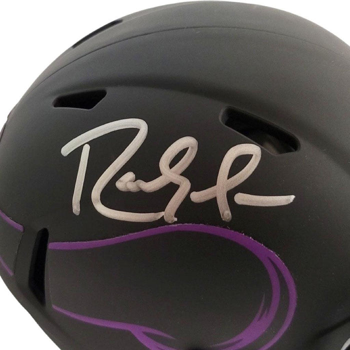 Randy Moss Signed Minnesota Vikings Eclipse Speed Mini Football Helmet (JSA) - RSA
