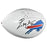Eric Moulds Signed Buffalo Bills Official NFL Team Logo Football (JSA) - RSA