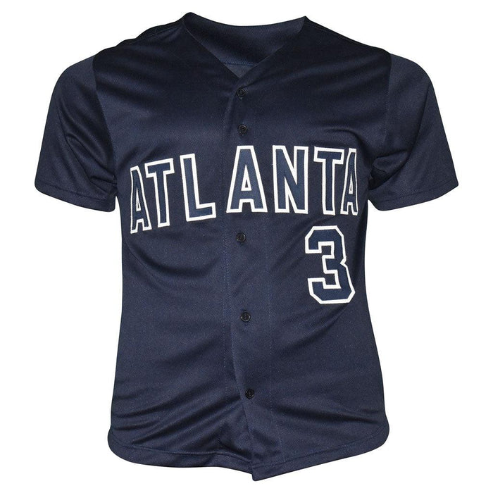 Dale Murphy Signed Atlanta Alternate Blue Baseball Jersey (PSA)
