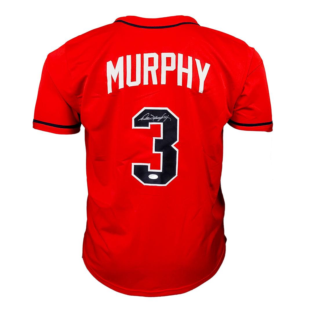 Dale Murphy Signed Atlanta Red Baseball Jersey Blue Numbers (PSA) — RSA