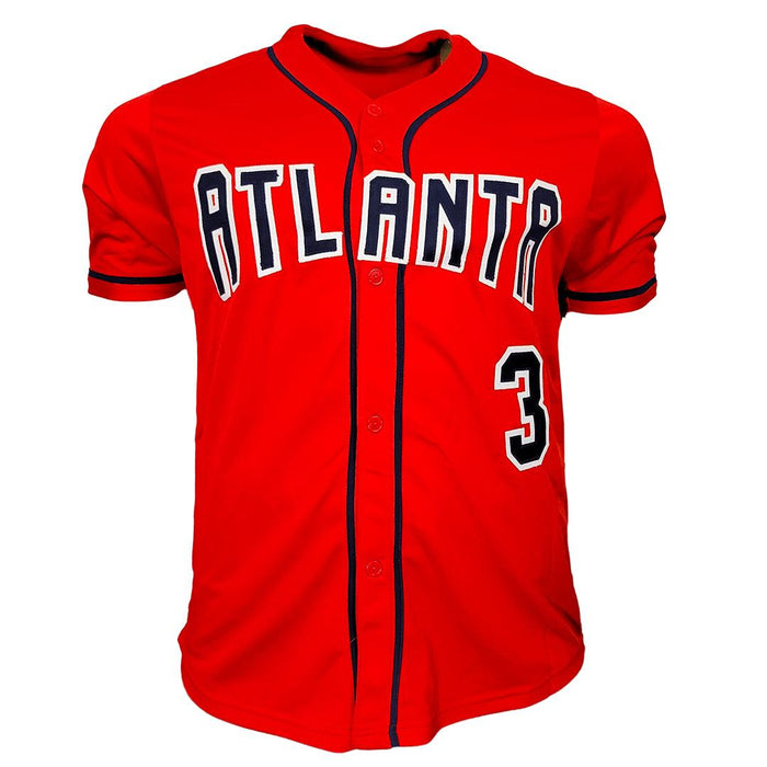 Dale Murphy Signed Atlanta Red Baseball Jersey Blue Numbers (PSA) — RSA