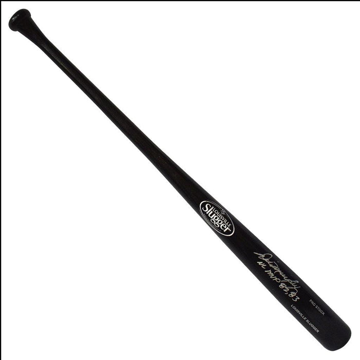 Dale Murphy Signed NL MVP 82-83 Inscription Louisville Slugger Official MLB Black Baseball Bat (JSA) - RSA