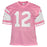 Joe Namath Signed Breast Cancer Awareness Jersey Pink and White Custom Jersey (JSA Witnessed) - RSA