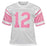 Joe Namath Signed Breast Cancer Awareness Jersey White and Pink Custom Jersey (JSA Witnessed) - RSA