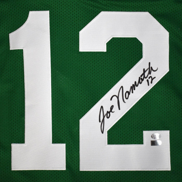 Joe Namath Signed New York Jets Jersey Green (AIV & Namath Holo) - RSA