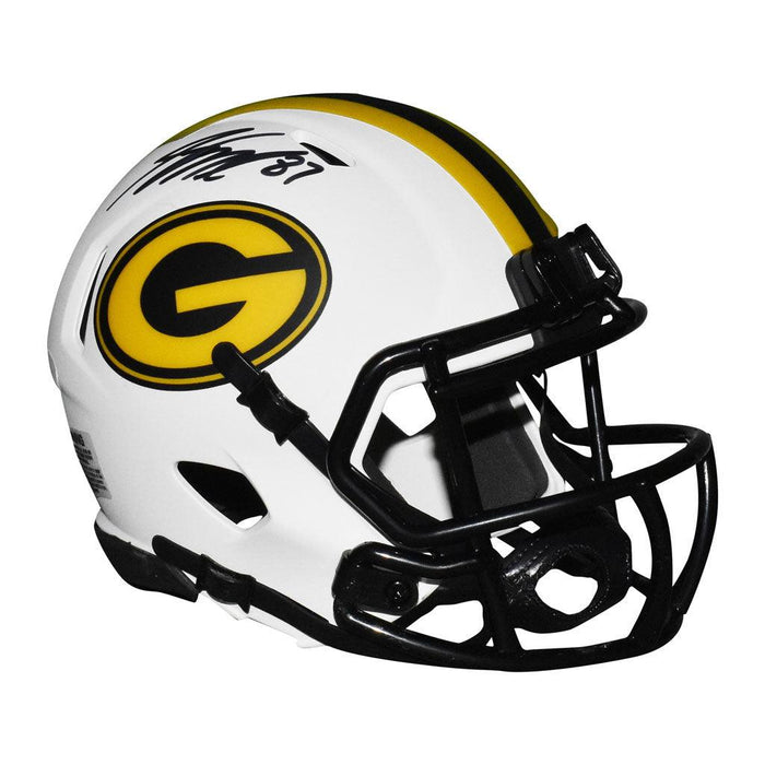 Jordy Nelson Signed Green Bay Packers Lunar Eclipse Speed Mini Replica Football Helmet (JSA) - RSA