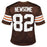 Ozzie Newsome Signed HOF 99 Inscription Cleveland Pro Brown Football Jersey (JSA) - RSA