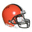 Ozzie Newsome Signed HOF 99 Inscription Cleveland Browns Mini Replica Orange Football Helmet (JSA) - RSA