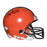 Ozzie Newsome Signed HOF 99 Inscription Cleveland Browns Mini Replica Orange Football Helmet (JSA) - RSA