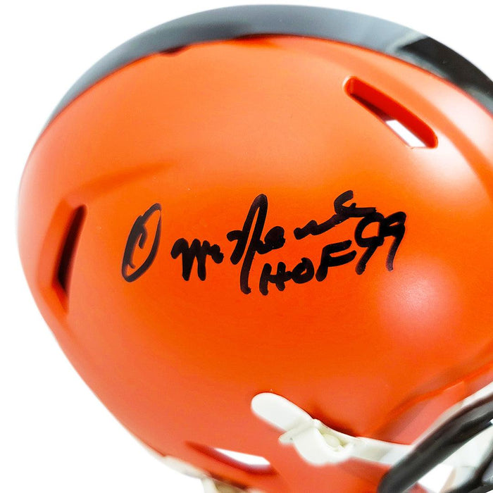 Ozzie Newsome Signed Cleveland Browns Speed Mini Replica Football Helmet (JSA) - RSA