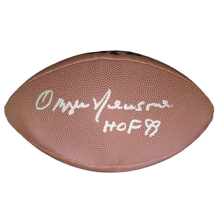 Ozzie Newsome Signed HOF 99 Inscription Wilson Official NFL Replica Football (JSA) - RSA