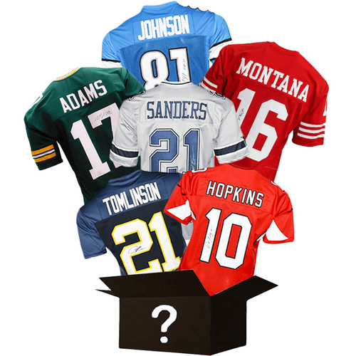 Current Star Signed Football Jersey Mystery Box — RSA