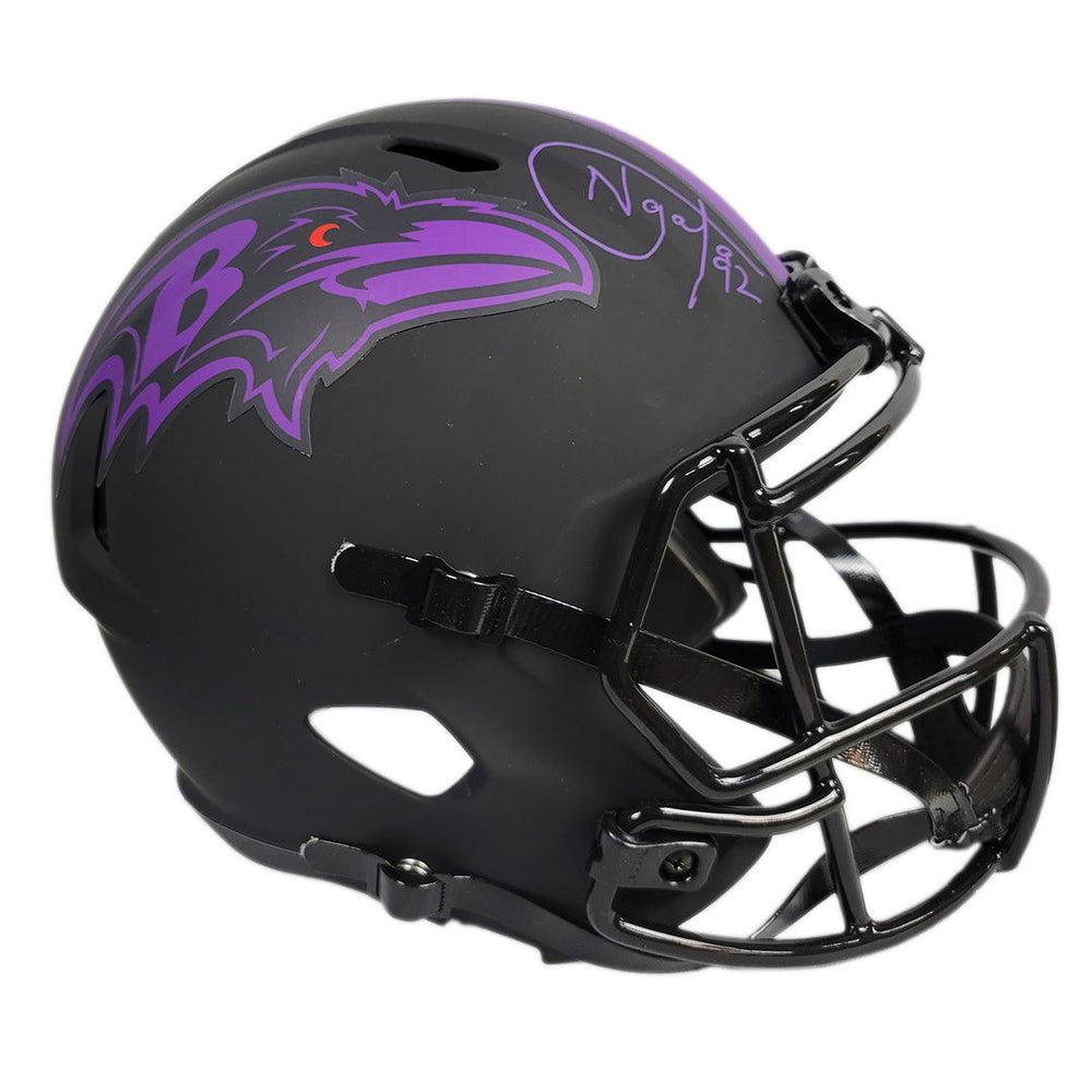 Haloti Ngata Signed Baltimore Ravens Eclipse Speed Full-Size Replica Football Helmet (JSA) - RSA