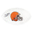 David Njoku Signed Cleveland Browns Official NFL Team Logo White Football (JSA) - RSA