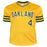 Bill North Signed 2x WS Champs Inscription Oakland Yellow Baseball Jersey (JSA) - RSA