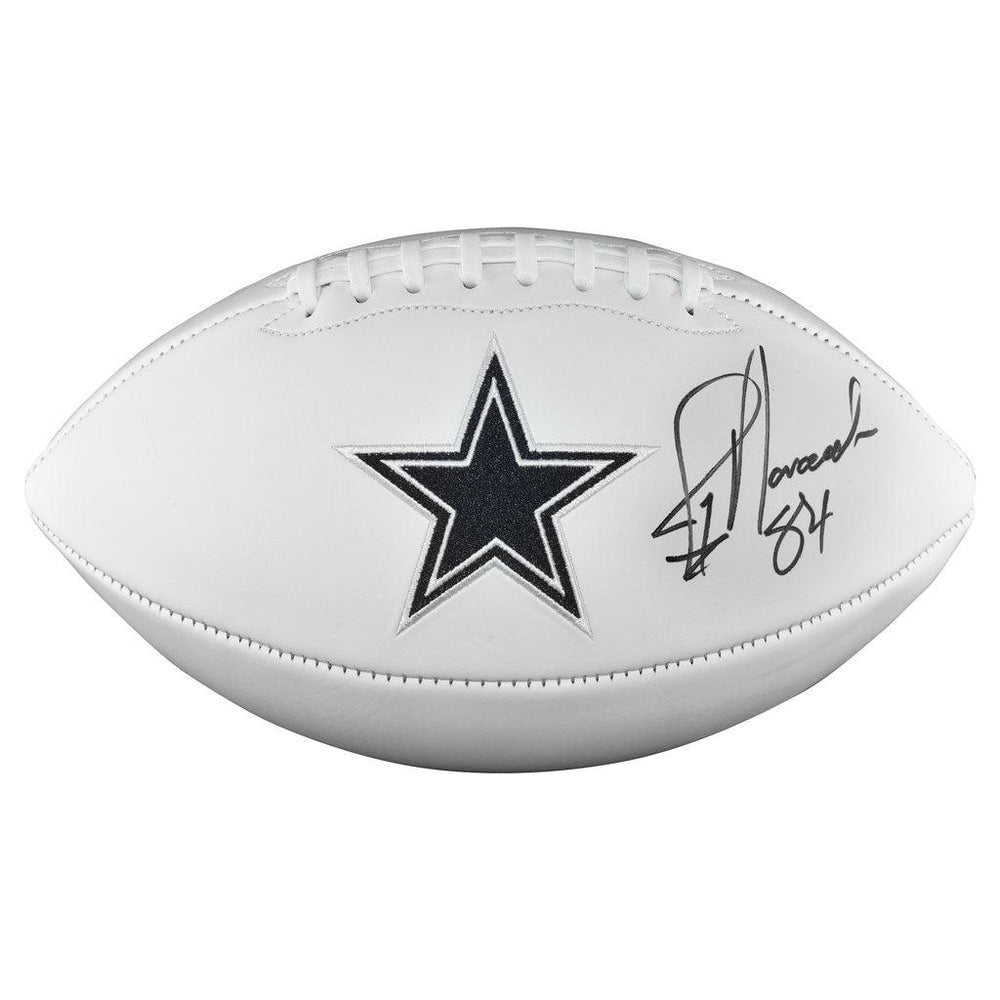 Jay Novacek Signed Dallas Cowboys Official NFL Team Logo Football (JSA) - RSA